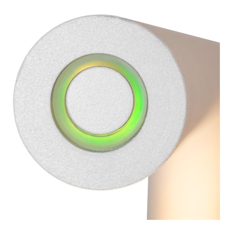 Lucide GILLY - Dobíjacia stojaca lampa na čítanie - Batéria - LED Dim. - 1x3W 2700K - Biela